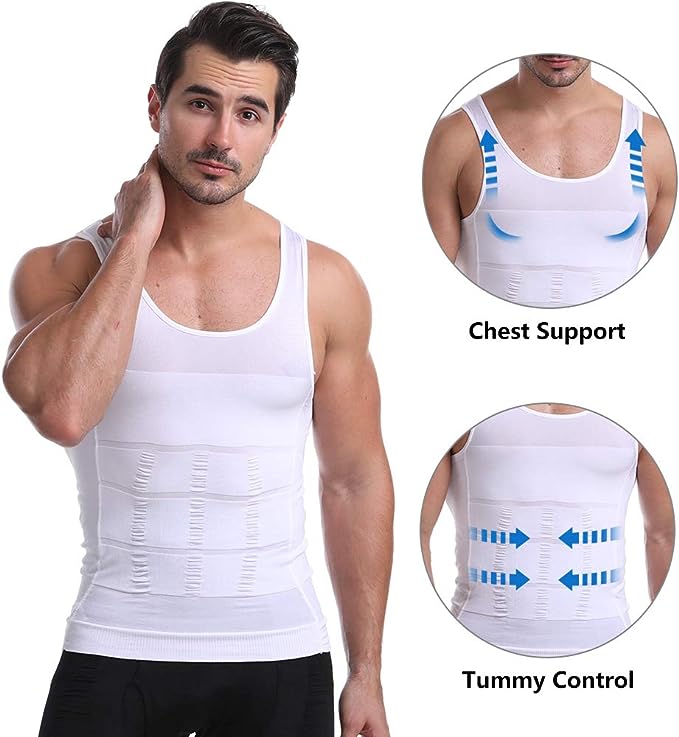 Men's Compression Body Shaper Undershirt