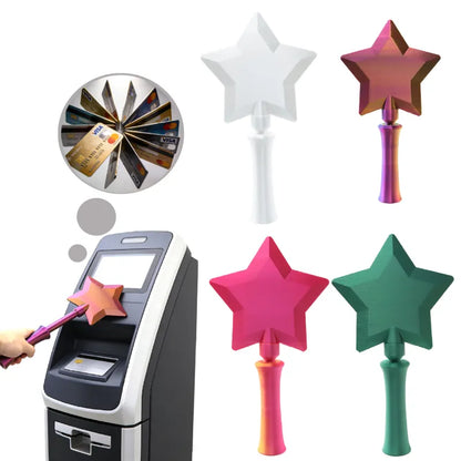 "Magic Pay" Credit Card Wand | 3D Printed Star Tap-to-Pay Wand for Checkout