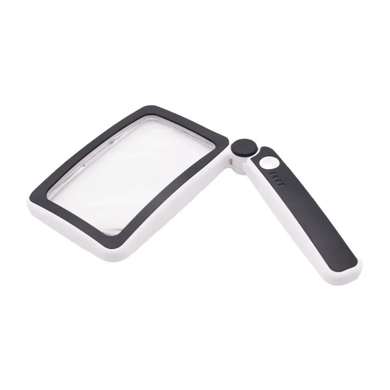 Loupe de Lecture LED Rechargeable - Haute Clarté 4X avec Grand Écran Ergonomique