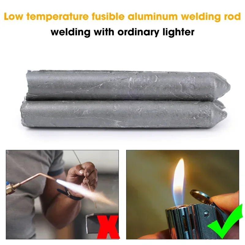 Low Temperature Welding Aluminum Rods Easy Melt Aluminum Soldering Welding Rods for Stainless Steel Copper ( Hot sales 🔥🔥)