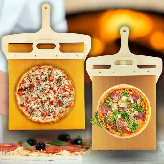 Sliding Pizza Peel Shovel Storage Board (trending product 🔥🔥)